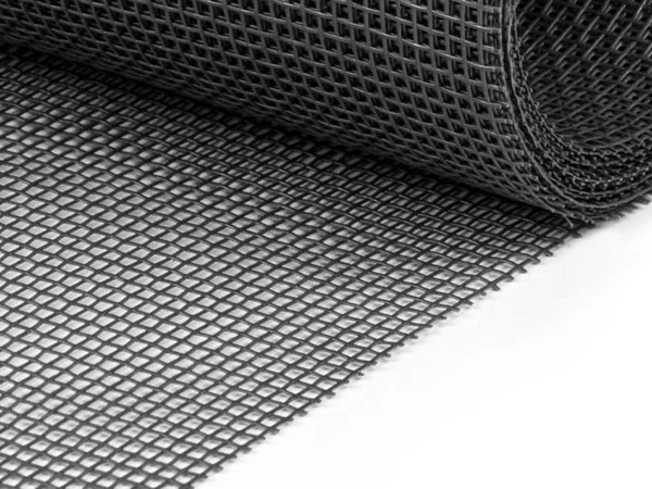 A roll of black wire cloth