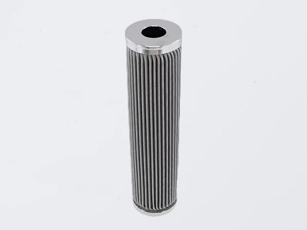 A pleated filter element