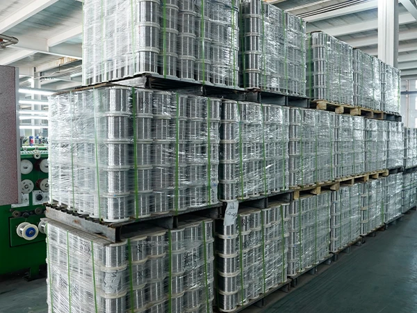 Raw material storage area