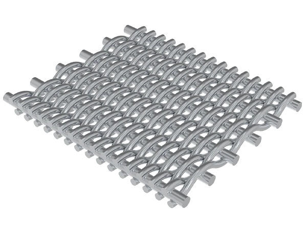 A piece of plain dutch weave mesh