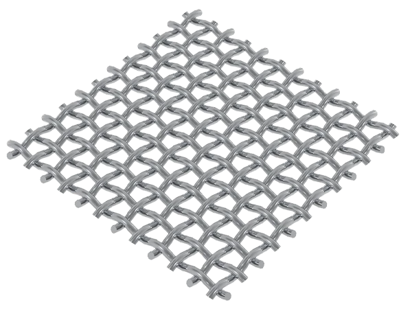 A piece of plain weave mesh
