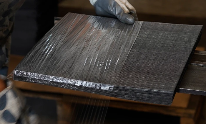 Woven mesh packaging
